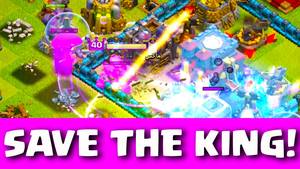Barbarian King Queen Porn - Clash of Clans - SAVE the KING! One simple tip to win more Battles - YouTube