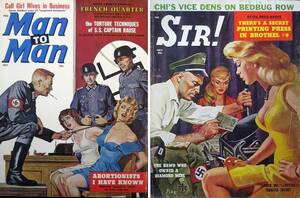 Nazi From The 1940s - nazi pulp covers