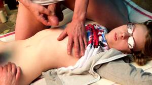 Amateur Teen Pussy - Helpless Amateur Teen Has Two Guys Sharing Her Tight Pussy Video at Porn Lib