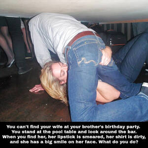Fuck Fest Captions - Captions - You can't find your wife at the party - Captions and Magazines |  MOTHERLESS.COM â„¢