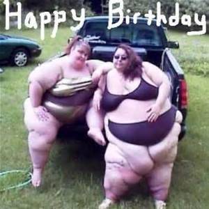 fat biker slut - a big happy birthday