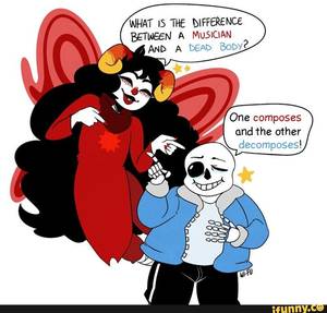 Homestuck Funny Porn - Aradia and Sans -- Homestuck x Undertale