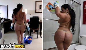 latin maid tits - Latina maid with stunning big ass and tits fucking with boss