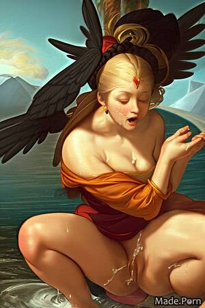 Greek Mythical Creatures Porn - Porn image of squatting muscular red river bimbo slutty 40 created by AI