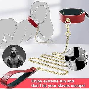 Dog Collar Leash Bondage Forced Lesbian Porn - Amazon.com: Sex Bondage BDSM Kit,Sexy Slave Adjustable Leather Hand & Ankle  Cuffs Choker with Leash for Couple SM Sex Games Tool Cosplay Adult Sex Toys  : Health & Household