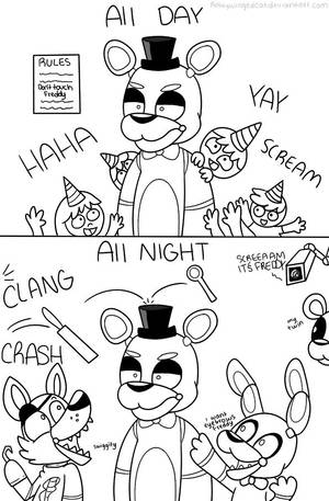 Freddy Fazbear Gay Porn Bowser - and that is why you can't touch freddy :/