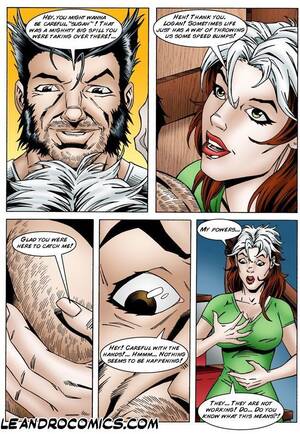 cartoon rogue nude - Leandro Comics Rogue loses her powers.. at XXX Cartoon Sex .Net