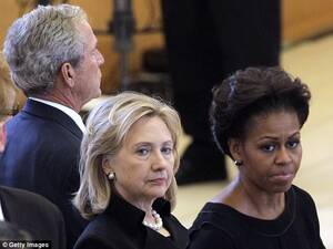 Michelle Obama Fucking Bill Clinton - How Michelle Obama refused to invite Hillary and Bill Clinton to dinner  revealed in Kate Andersen Brower's book | Daily Mail Online