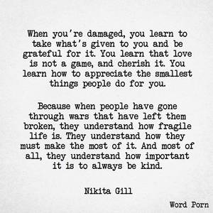 Because I Love - Word Porn Quote