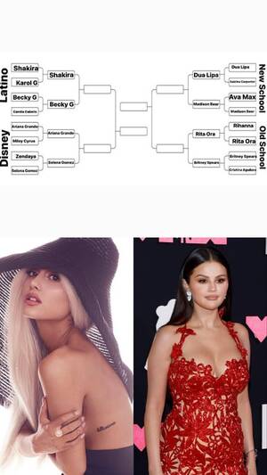 Big Ass Lesbian Selena Gomez - Singers Edition 2.2) Ariana Grande vs Selena Gomez : CelebBattles