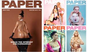 kim kardashian pussy cartoon - Paper Magazine's wildest celebrity covers revealed | Daily Mail Online