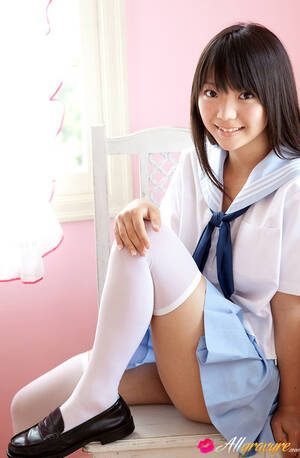 japanese girl uniform - Fuuka Nishihama Asian takes school uniform off piece by piece