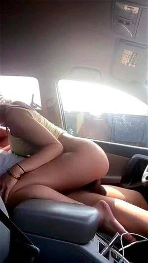 Busty Blonde Car - Watch Blonde goes for a ride in the car, gets a creampie - Car Sex, Public  Sex, Busty Petite Porn - SpankBang