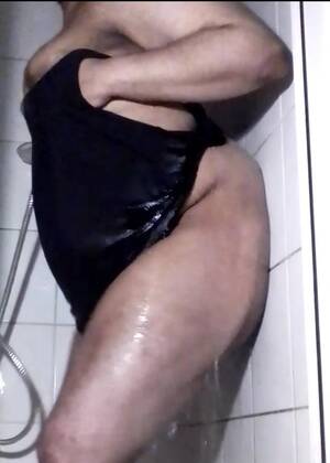 bbw slut shower - Fat slut came to shower to wash her big beautiful titties, but her lover  interrupts and fucked her | xHamster