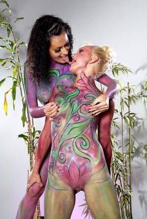 Body Paint Sex - Body Paint Sex Porn Pics & Naked Photos - PornPics.com