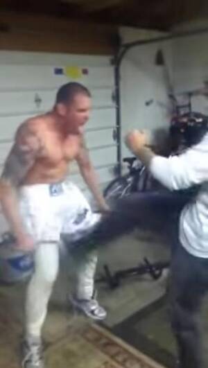 Brink Porn - Anderson Aldrich's dad posted videos of being kicked in the nuts