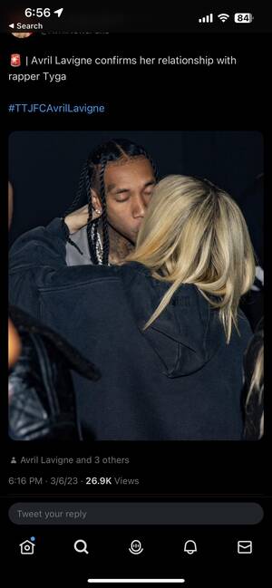 Avril Lavigne Getting Fucked - Tyga and Avril are official omggg barf : r/KUWTKsnark