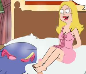 American Dad Porn Footjob - Rule 34 - american dad feet foot fetish footjob francine smith legs low  quality edit shoes shoes removed | 8254015