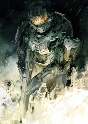 Halo 4 Gameplay Porn - Halo 4 Concept Art by Gabriel \