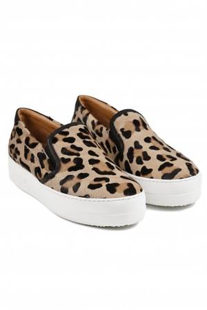 Barely Legal Bisexual Porn - Madison et Cie leopard calf hair slip-on sneaker