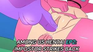 American Hentai Uncensored - Pink impostor double penetrated in Among Us porn action - XAnimu.com