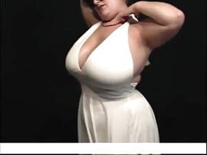big tits white dress - Bbw huge tits in white dress | xHamster