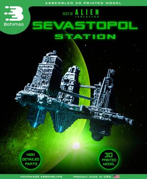 3d Alien Forced Sex Porn - SEVASTOPOL Station ALIEN Isolation Game Plastic Model - Etsy