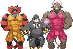 Hypnotized Furry Porn Bull - Rule 34 - abs anthro bara bull furry hypnosis incineroar maldu male only  mind control nintendo pokÃ©mon (species) pokemon suit trio | 6536431
