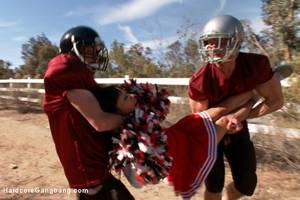 gang bang players - Photo number 4 from Revenge of the Cheerleader! shot for Hardcore Gangbang  on Kink.