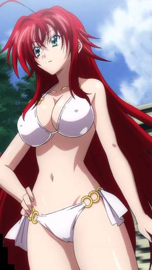 Anime Sexy Crawl - Rias Lookin Smokin In Her Bikini