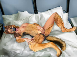 German Shepherd Anime Porn - Girl - \