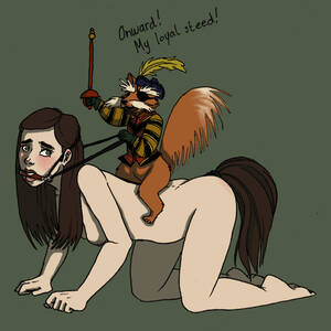 labyrinth movie hentai sex - e621 all_fours anal anal_penetration anthro breasts buttplug buttplug_tail  canine digital_media_(artwork) dog dontfapgirl duo