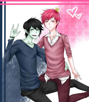 Adventure Time Yaoi Marshall Lee Porn - Marshall Lee x Prince Gumball by RukiaOrihara.deviantart.com on @deviantART