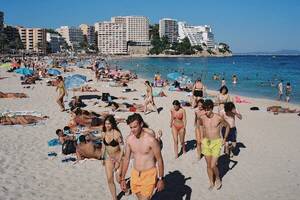 european beach sex party - A Summer Rite in Spain: Coping With the British Tourist Invasion - The New  York Times