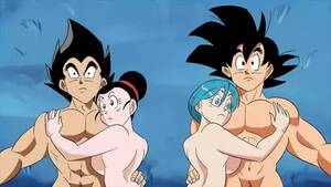 Dragon Ball Z Goku Porn - Bulma Briefs x Gogeta & Chichi x Son Goku - riding; creampie; orgasm; big  boobs; 3D sex porno hentai; [Dragon Ball Z] watch online or download