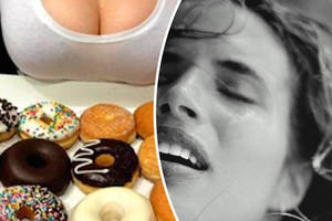 Food Porn Sex - Doughnuts and a woman orgasm PINTEREST/GETTY. SEX: Men and women have  admitted using food porn ...