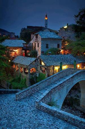 Bosnian Street Porn - Ancient Village, Mostar, Bosnia and Herzegovina - photographer unknown