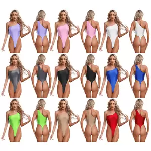 High Cut One Piece Swimsuit Porn - Womens Swimsuit Teddy Bodysuit Porn Allure Leotard High Cut Thong Swimwear  | eBay