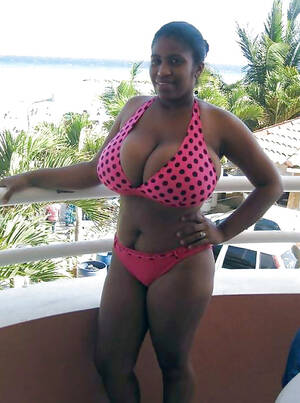 beach boobs black - Big Black Beach Boobs | Sex Pictures Pass