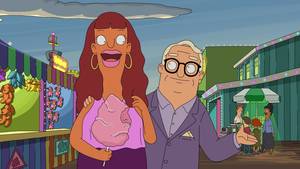 Bobs Burgers Cartoon - Here we see Donald Sterling taking his mistress out for a racist night out  at the