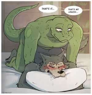 Gosha Porn - Rule34 - If it exists, there is porn of it / delirost, gosha (beastars),  legoshi (beastars) / 3392579