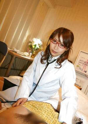 japanese nurse glasses - Japanese Nurse Porn Pics & Huge Cumshot Pictures - 247Cumshots.com