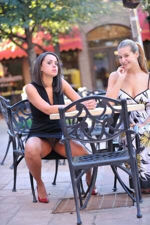 hot public upskirt - Public Upskirt Nude Porn Pics - PornPics.com