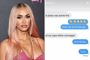 Megan Fox Porn Caption Trap - Megan Fox Texts About Toxic Men