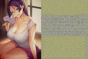 Anime Titty Porn Caption - Wife's appreciation shows (wholesome)(caring)(loving)(mentions of next days  â€œadventureâ€)(big tit cuddles)(head-rubbed to sleep)(OC) : r/hentaicaptions