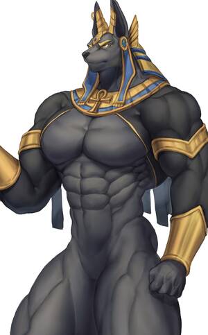 Anubis Egyptian Furry Porn - Anubis by Yukihoshiak : r/Egypt