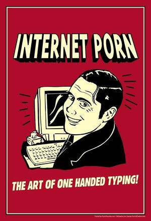 Erase Porn - Laminated Internet Porn The Art of One Handed Typing Retro Humor Poster Dry  Erase Sign 24x36 : Amazon.ca: Office Products