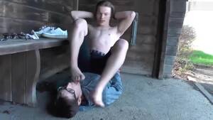 Humiliating Gay Piss Sex - Alpha Humiliating his Slave In Public Gay Porn Video - TheGay.com