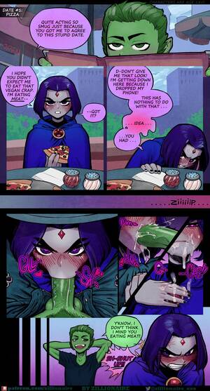 cartoon teen titans - First Dates (Teen Titans) by Zillionaire - Porn Cartoon Comics