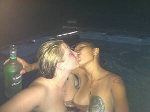 drunk amateur lesbian hot tub - interracial lesbians kiss in hot tub | MOTHERLESS.COM â„¢